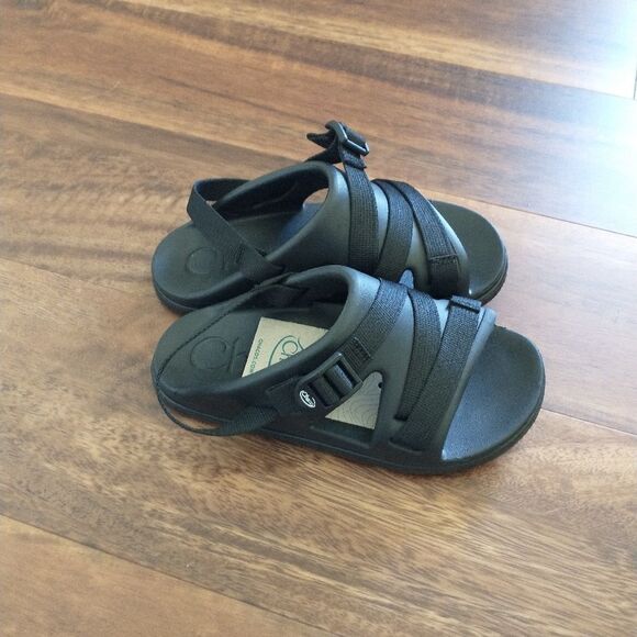 Kids Chaco chillos sport sandals black size 2 NWT - Picture 3 of 4